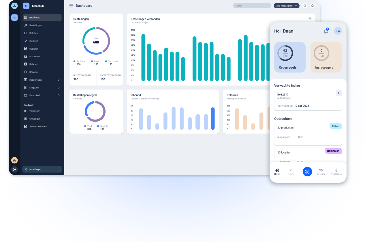 Stockhub dashboard Stockhub dashboard